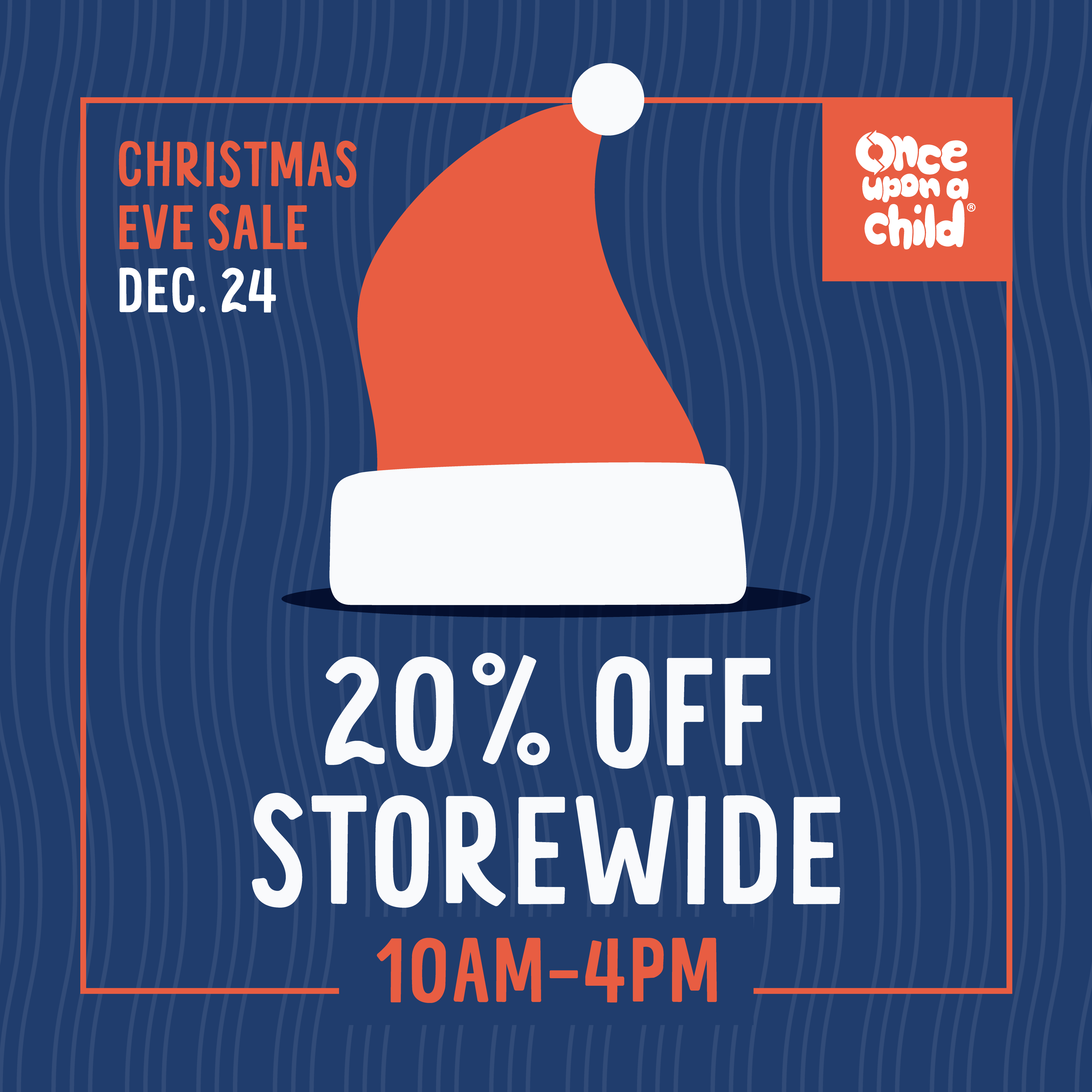 20% off storewide on Christmas eve